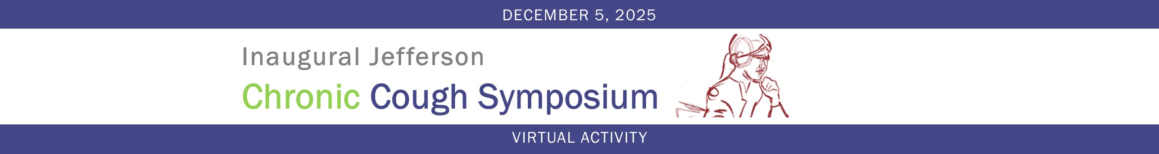 Inaugural Jefferson Chronic Cough Symposium Banner